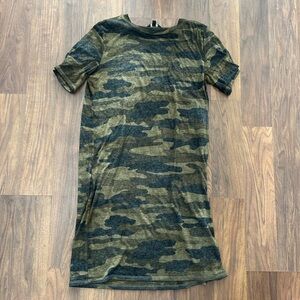 Camo T-Shirt Dress